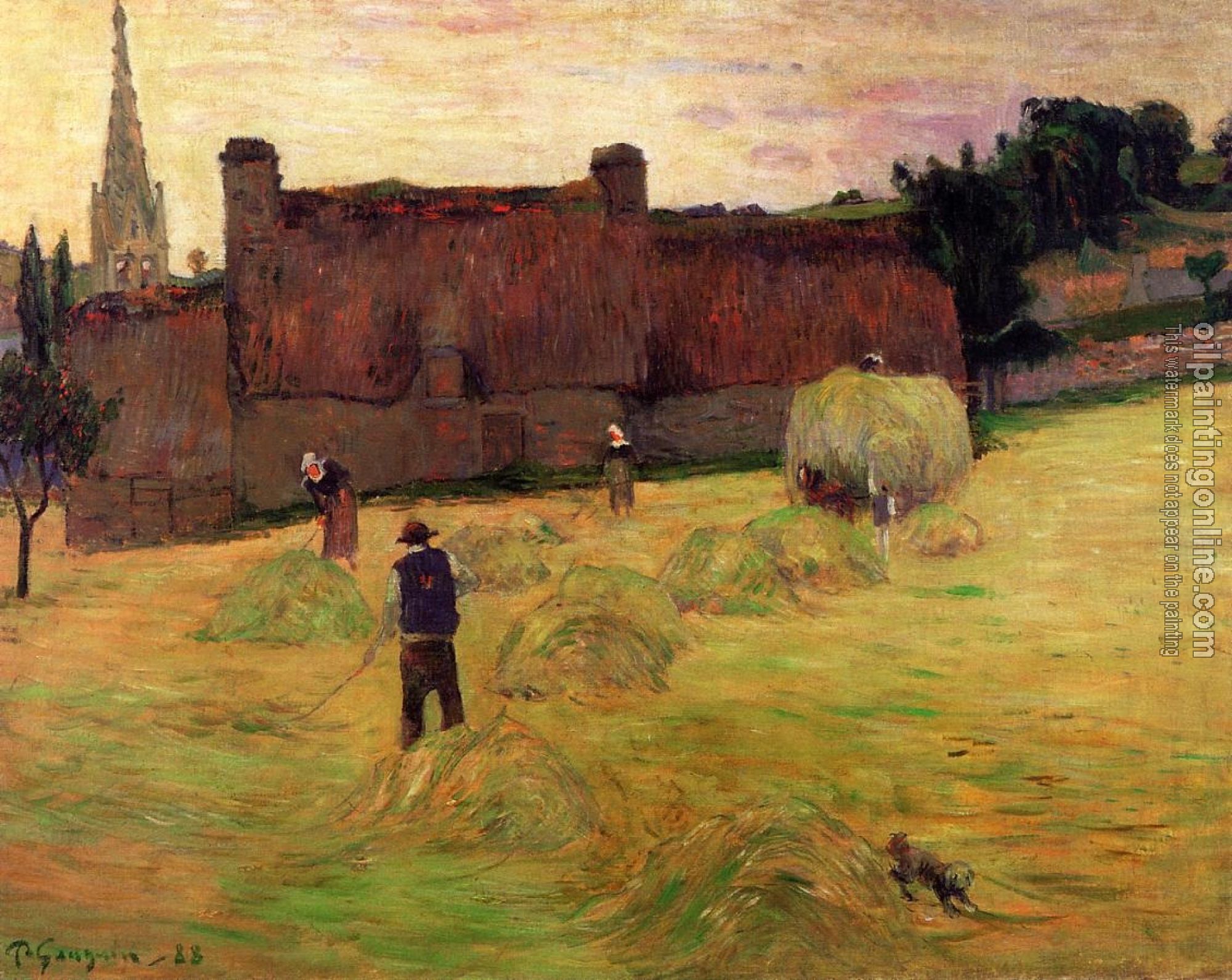 Gauguin, Paul - Haymaking